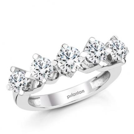 2.00 ct Pırlanta Beştaş Alyans
